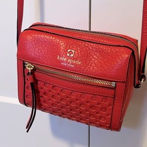 Pink Kate Spade crossbody purse